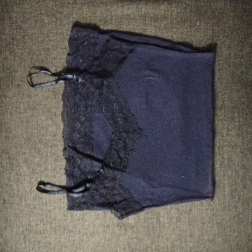 Navy blue spaghetti strap tank (new w/o tags)